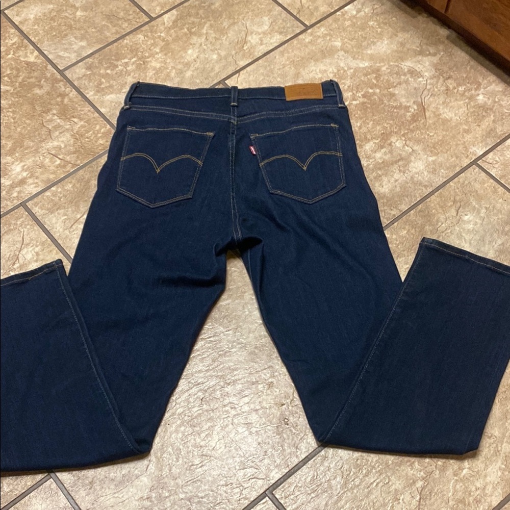 Women’s Levi's Indigo High Rise 724 Straight Size 30 Jeans Denim